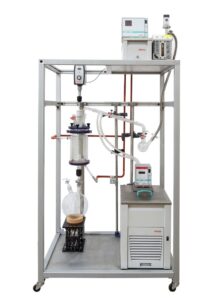 2 Liter glass reactor with horizontal condenser