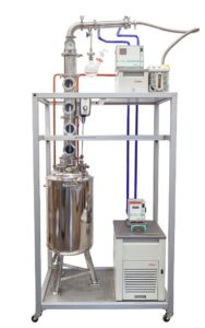 2 Liter glass reactor with horizontal condenser