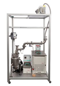 5 Liter stainless steel reactor with horizontal condenser 